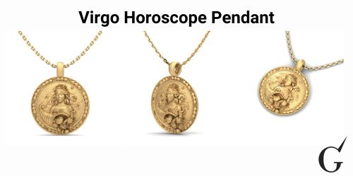Virgo Horoscope Medallion Pendant