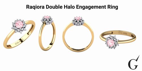 The Raqiora Double Halo Engagement Ring: Timeless Elegance Meets Personalized Brilliance