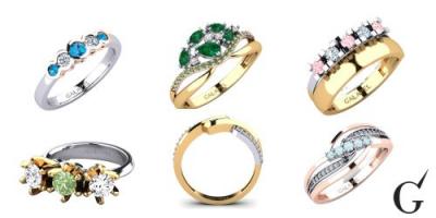 3-5 Stone Engagement Rings