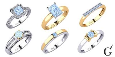 Detaillierte Informationen über blaue Diamanten und Ringe