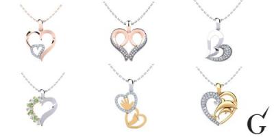 Herz-Halsketten mit Diamanten: Eine Berührung von Romantik