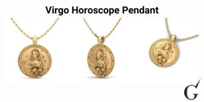 Virgo Horoskop Medaillon-Anhänger