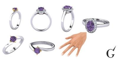 Was bedeutet ein lila Verlobungsring? Der Zauber des Amethysts