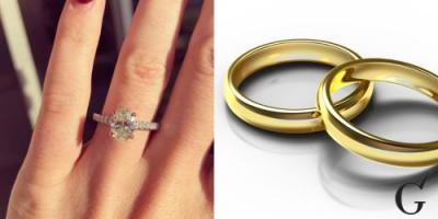 Was ist der Unterschied zwischen einem Verlobungsring und einem Ehering?