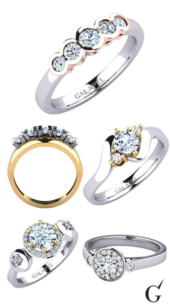 3-5 Stone Engagement Rings