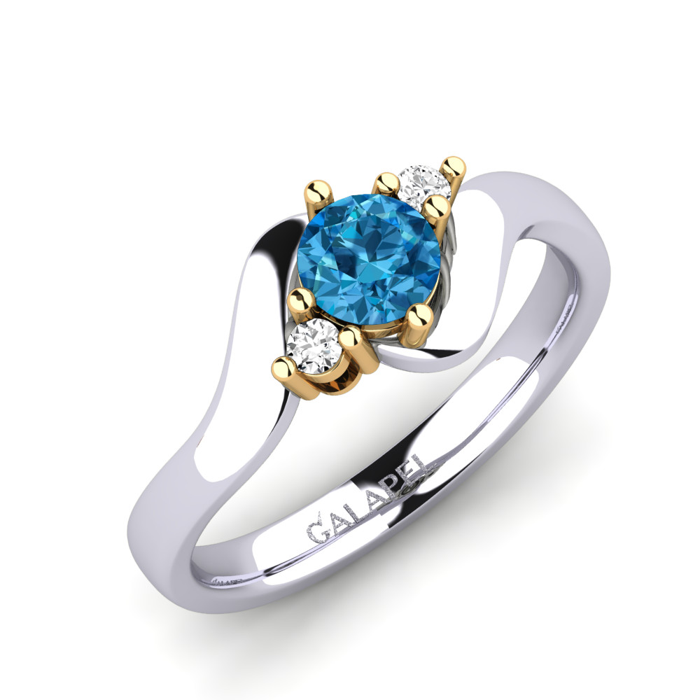 Blue London Topaz Ring