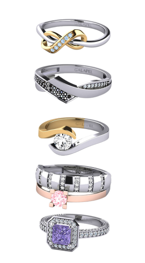 Twisted Full Eternity Ring - Sizes H-S - LivingSocial